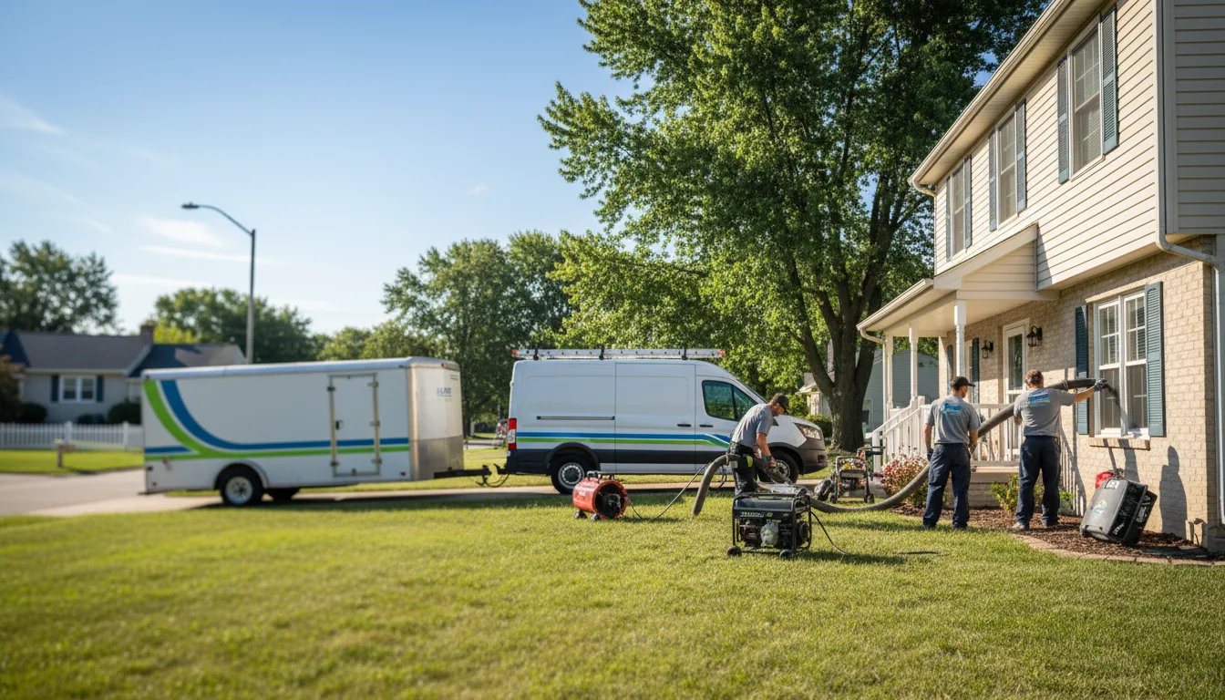 Flooded Basement Restoration And Cleanup With Repair in Arena, WI near me